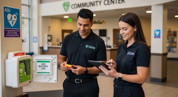 AED battery inspection