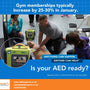 January Gym Rush: Is Your AED Programme Ready?