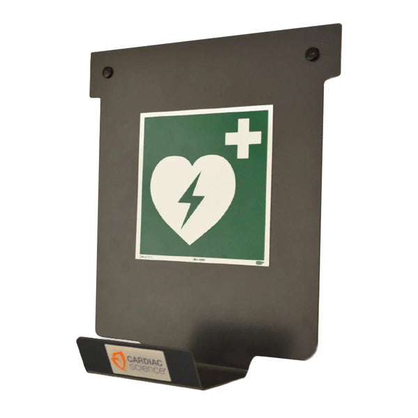 AED Wall Hanger with Ilcor Sign - Defib Expert Ltd