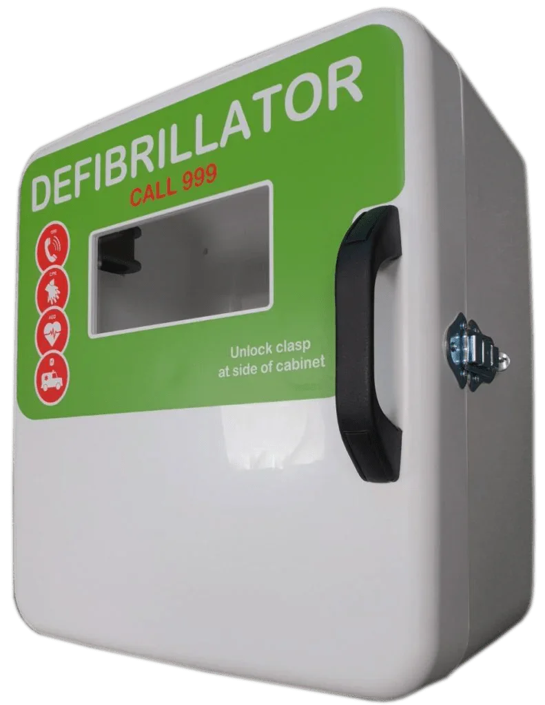 DS - 5000 Indoor Plastic Defibrillator Cabinet Unlocked - Defib Expert Ltd