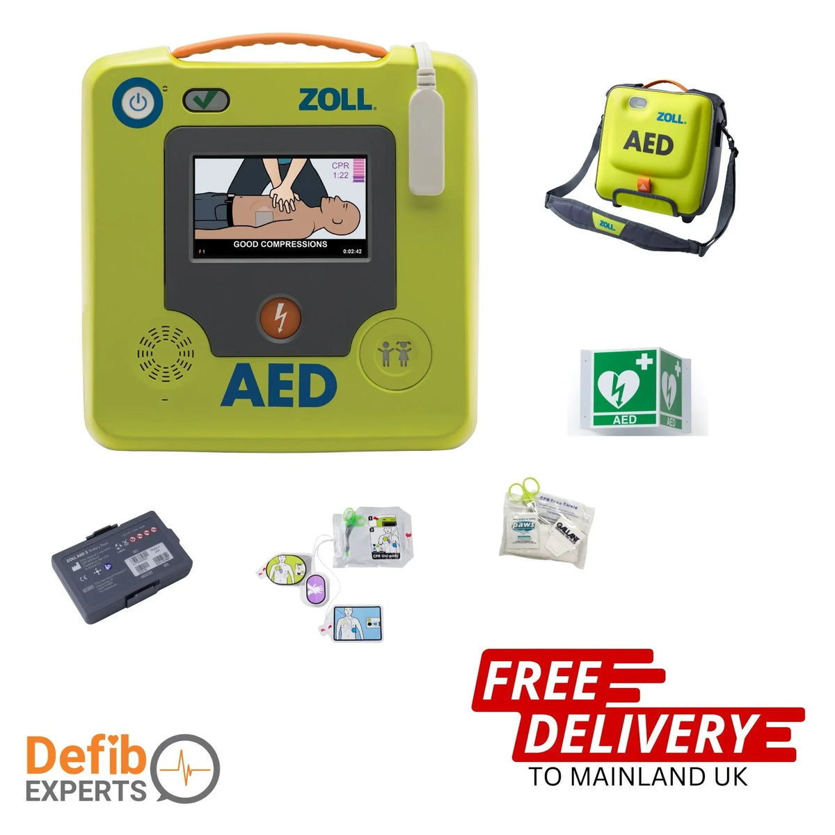 Essentials Package AED 3 - Defib Expert Ltd