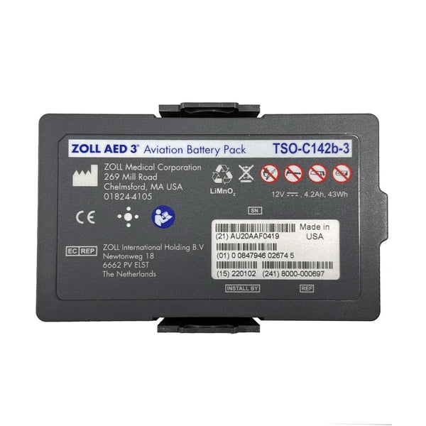 ZOLL AED 3 Aviation Battery Pack - Defib Expert Ltd
