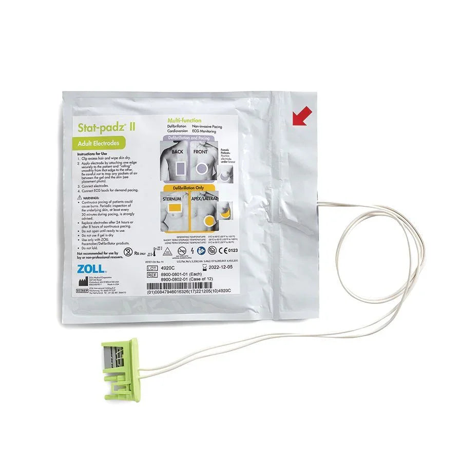 Zoll AED Stat - padz II - Defib Expert Ltd